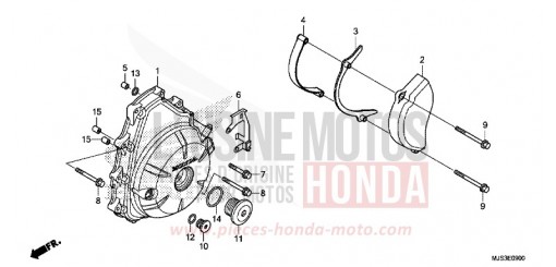 A.C. GENERATOR COVER NC750JF de 2015